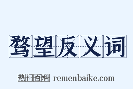 骛望反义词是什么意思的图片